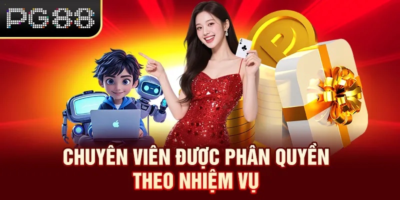 Chính Sách Bảo Mật PG88 Chuyên viên được phân quyền theo nhiệm vụ